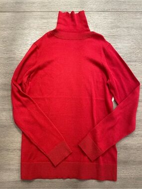 Amazon Essentials Women's Red Turtleneck Sweater